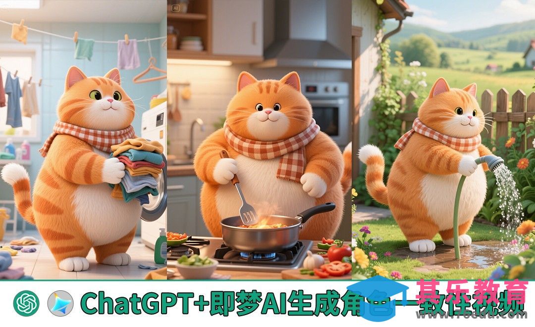 ChatGPT+即梦AI-生成角色一致性视频[虎课网AICG人工智能视频教程][MP4高清全集 ]-第1张图片-我要自学网