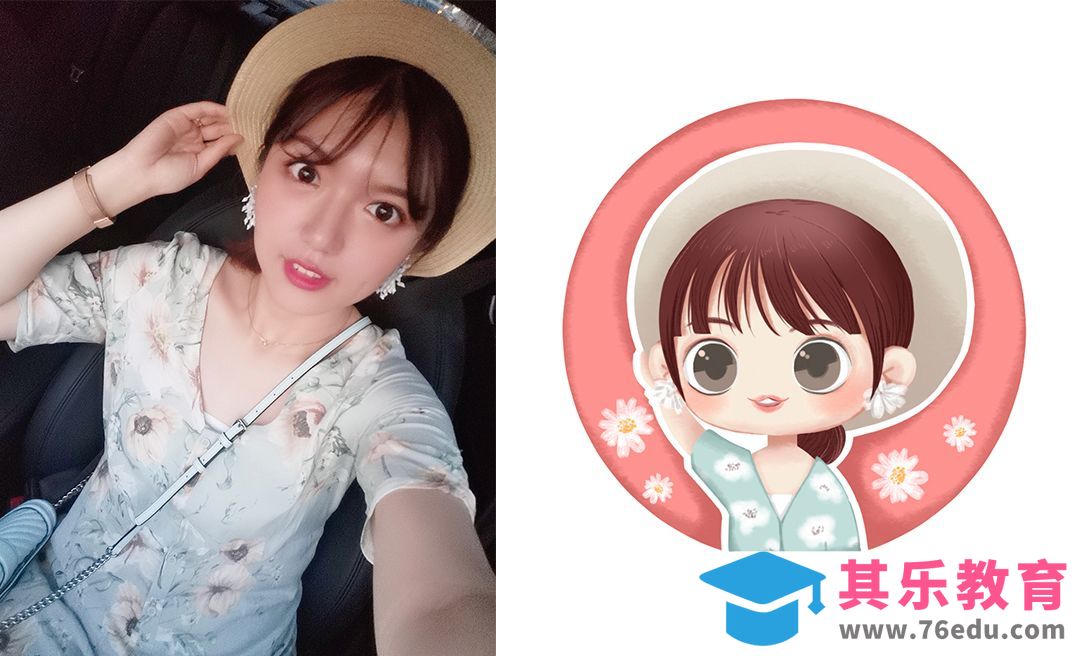 SAI-十分钟教你绘制Q版漫画头像[虎课网绘画插画视频教程][ipad商业插画MP4教程全集 ]-第1张图片-我要自学网