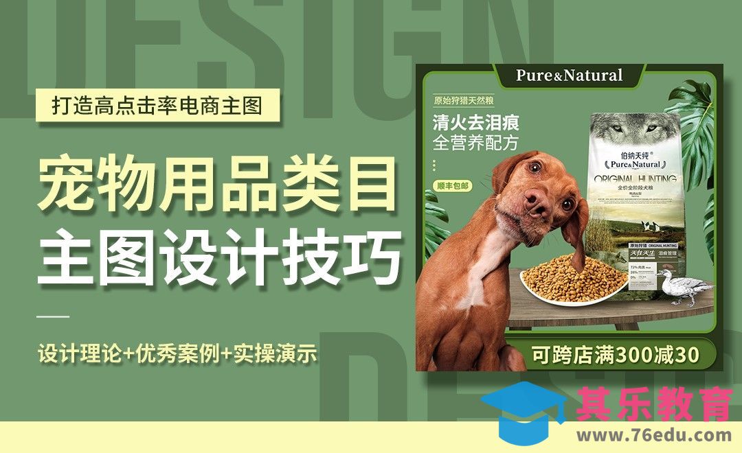 PS-宠物用品类目主图的设计技巧（实操+理论）-电商主图系列课[虎课网电商运营视频教程][最新电商教程全集MP4 ]-第1张图片-我要自学网
