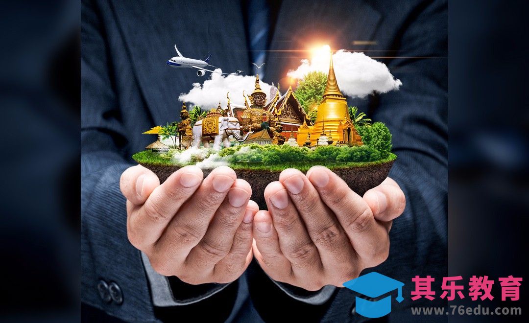 PS-手中世界创意合成[平面设计视频教程][海报设计MP4高清全集 ]-第1张图片-我要自学网