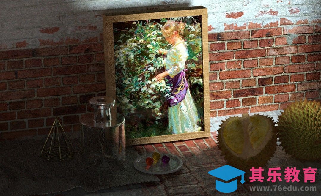 C4D+OC-光影明暗的油画场景[虎课网C4D设计视频教程][产品数码建模MP4教程全集 ]-第1张图片-我要自学网