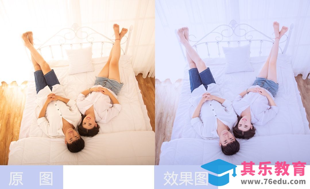 PS-室内情侣人像色调分析及重塑[虎课网手机摄影入门视频教程][MP4产品摄影教程全集 ]-第1张图片-我要自学网