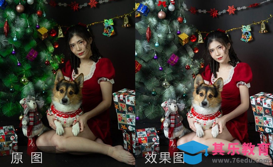 PS-萌宠合照精修[虎课网手机摄影入门视频教程][MP4产品摄影教程全集 ]-第1张图片-我要自学网