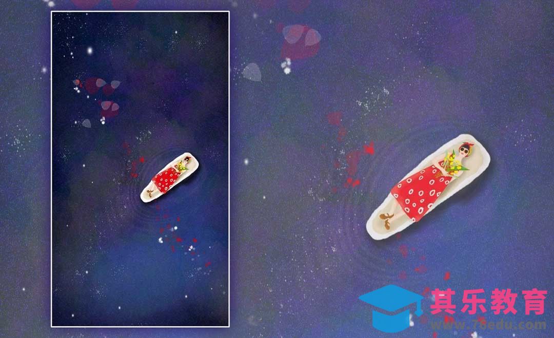 PS绘制夏夜星河入梦电脑绘画[虎课网绘画插画视频教程][ipad商业插画MP4教程全集 ]-第1张图片-我要自学网