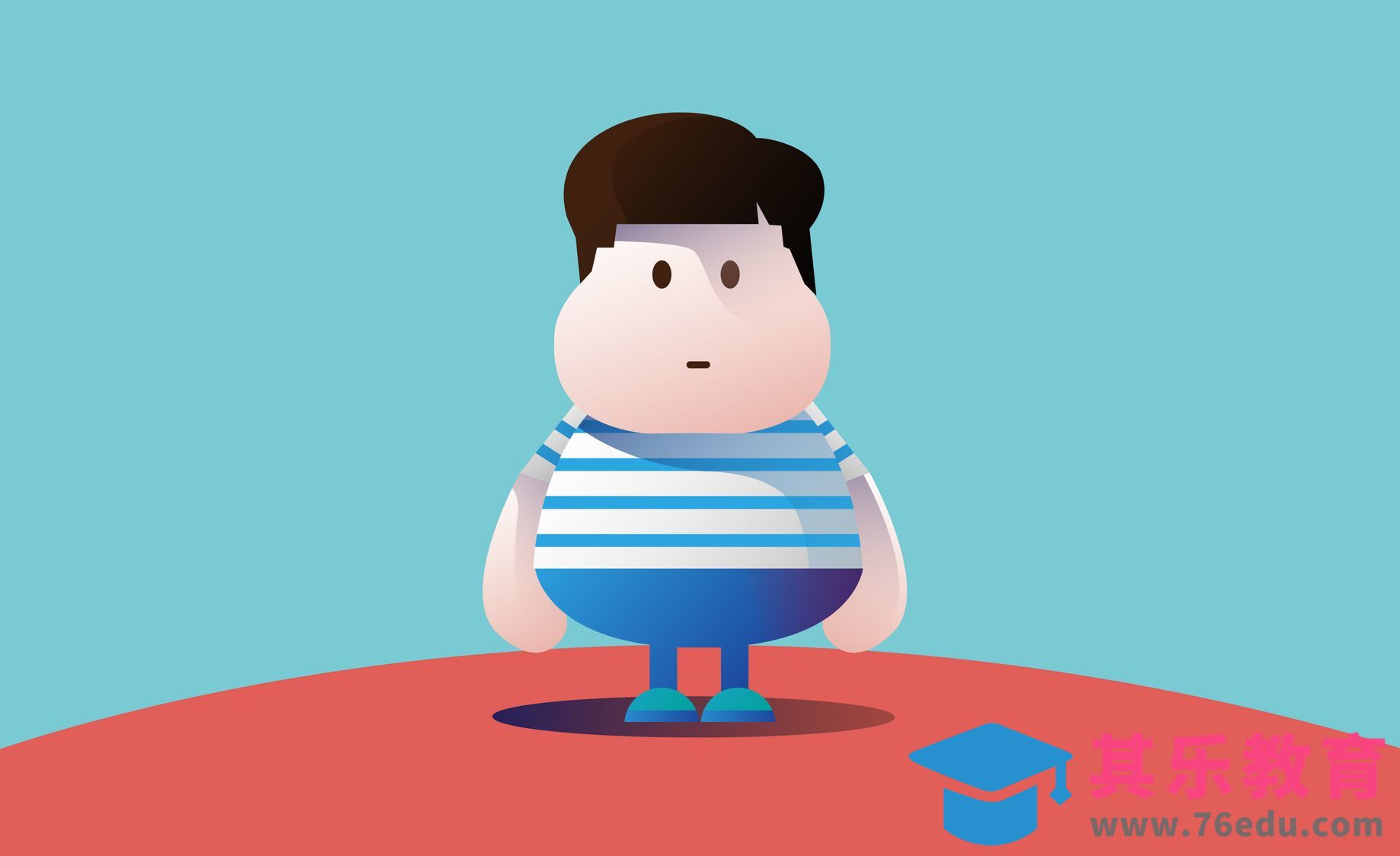 AI-鼠绘-简单扁平风矢量卡通插画绘制技巧[虎课网绘画插画视频教程][ipad商业插画MP4教程全集 ]-第1张图片-我要自学网