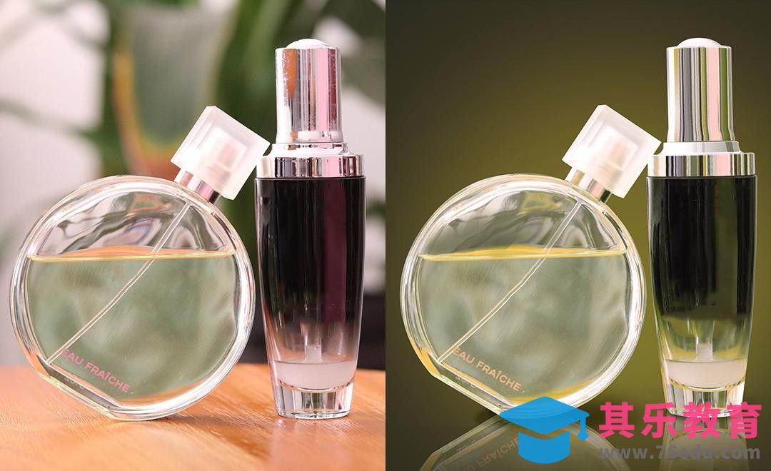 PS-打造化妆品瓶身质感[虎课网电商产品精修视频教程][最新PS修图教程全集MP4 ]-第1张图片-我要自学网