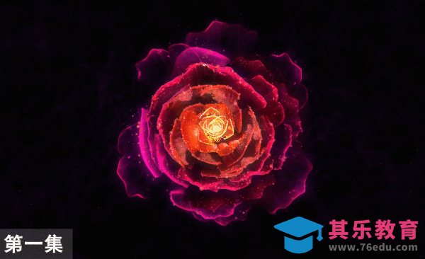 C4D-模型整合-牡丹开花特效动画01[虎课网影视动画制作视频教程][MP4影视拍摄教程全集 ]-第1张图片-我要自学网