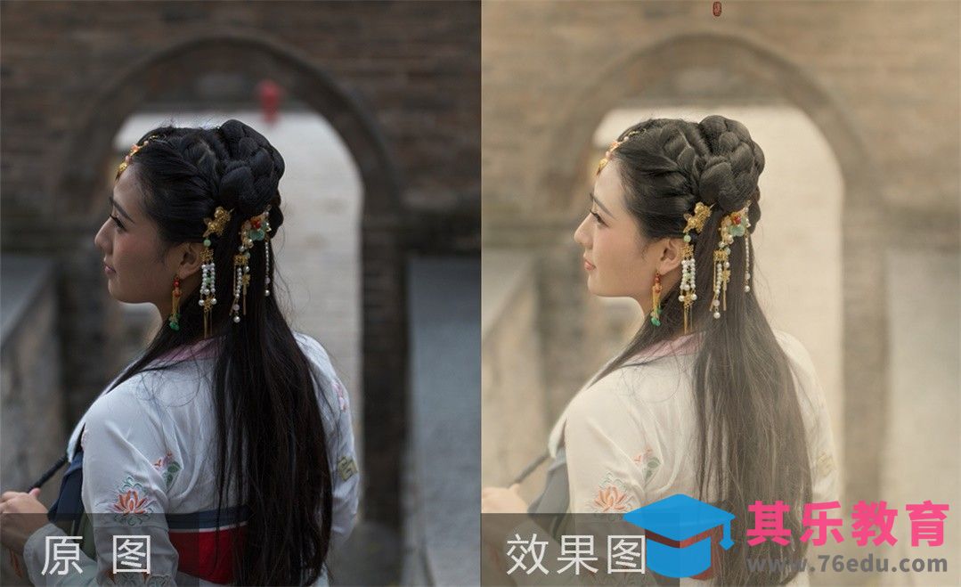 PS-秋意古风人像修图[虎课网手机摄影入门视频教程][MP4产品摄影教程全集 ]-第1张图片-我要自学网