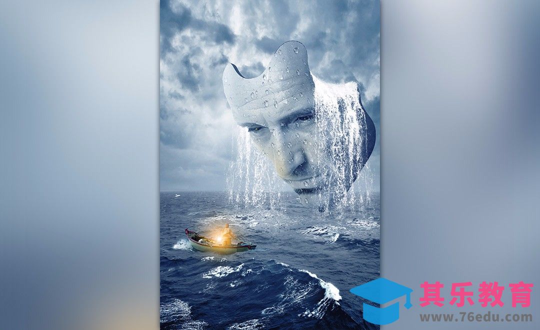 PS-水中奇遇创意合成[平面设计视频教程][海报设计MP4高清全集 ]-第1张图片-我要自学网