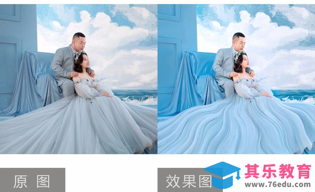 PS-婚纱柔美飘纱修图详解[虎课网手机摄影入门视频教程][MP4产品摄影教程全集 ]-第1张图片-我要自学网