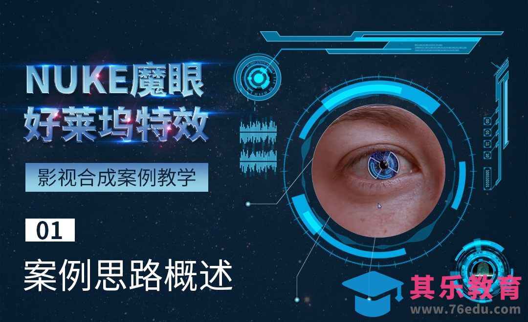 NUKE魔眼-01案例思路概述[虎课网影视动画制作视频教程][MP4影视拍摄教程全集 ]-第1张图片-我要自学网