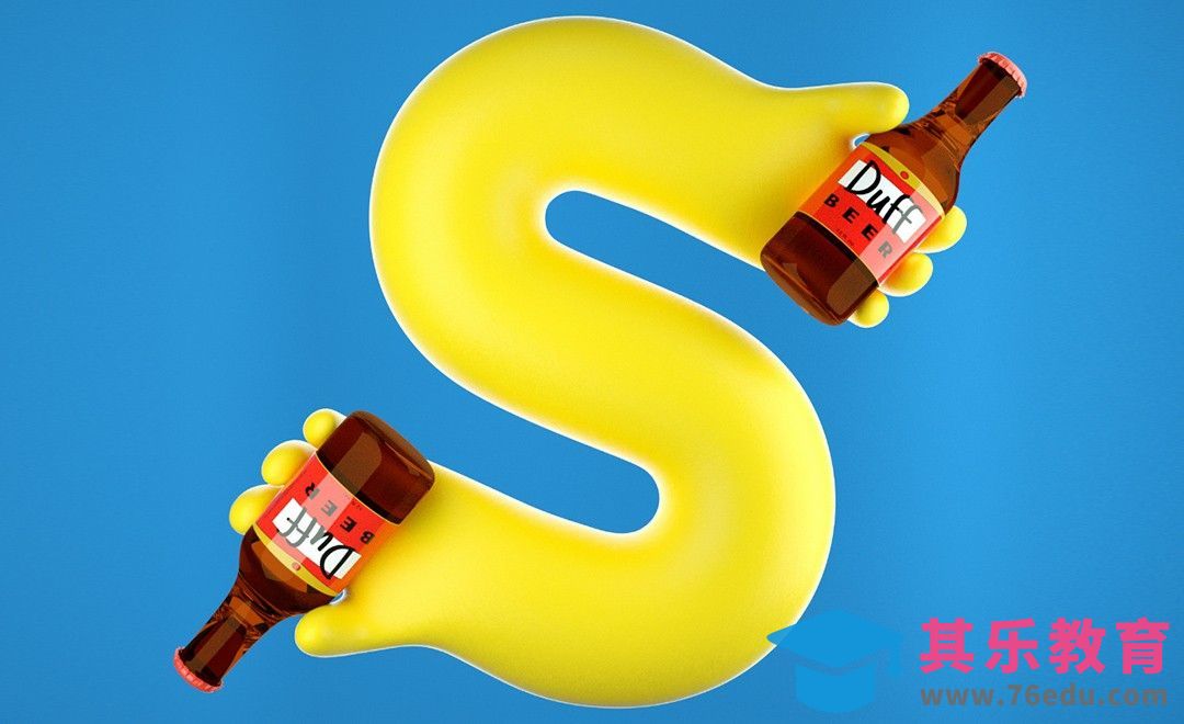 C4D+OC-趣味字母S小手制作[虎课网C4D设计视频教程][产品数码建模MP4教程全集 ]-第1张图片-我要自学网