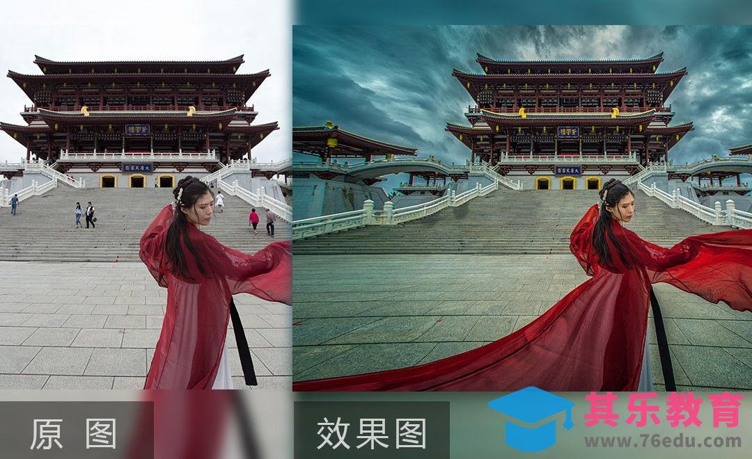 PS-质感古风人像的修调[虎课网手机摄影入门视频教程][MP4产品摄影教程全集 ]-第1张图片-我要自学网