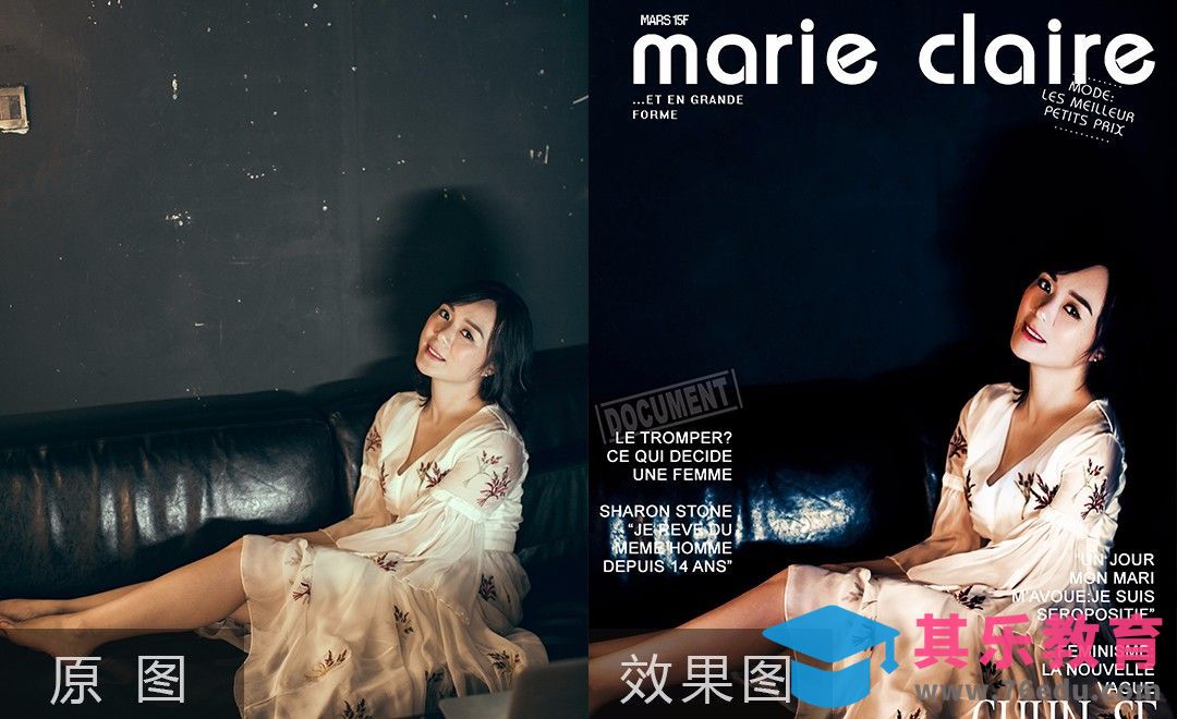 PS-室内电影风调色 杂志人像修图[虎课网手机摄影入门视频教程][MP4产品摄影教程全集 ]-第1张图片-我要自学网