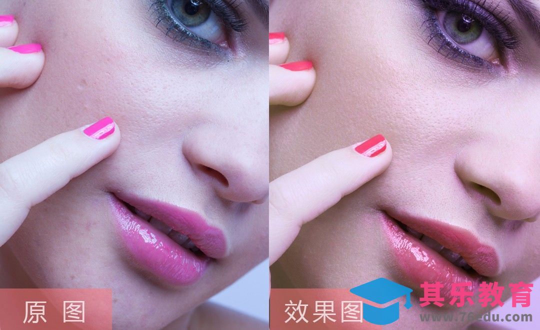 PS-人像面部精修处理[虎课网手机摄影入门视频教程][MP4产品摄影教程全集 ]-第1张图片-我要自学网