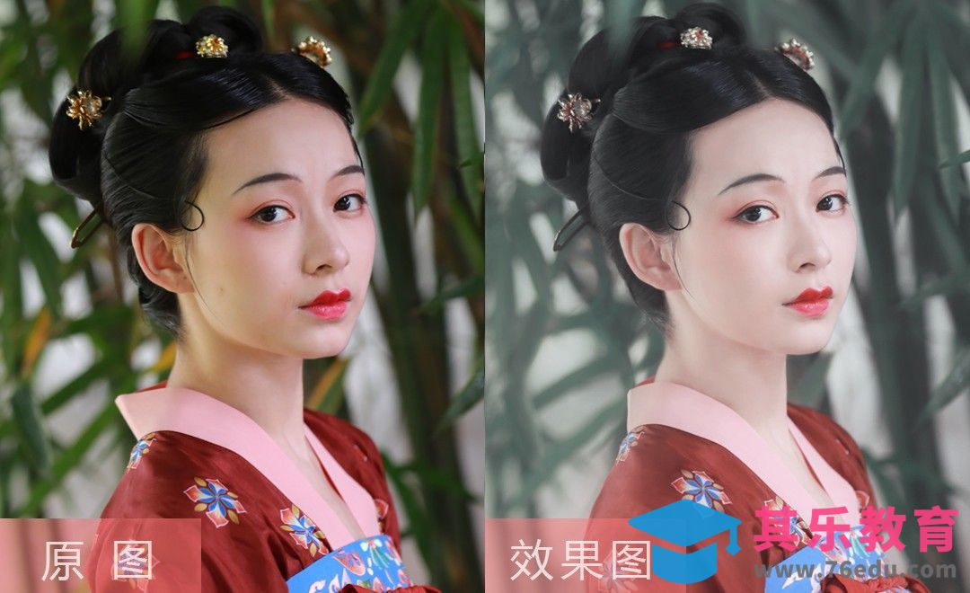 PS-典雅古风人像后期[虎课网手机摄影入门视频教程][MP4产品摄影教程全集 ]-第1张图片-我要自学网