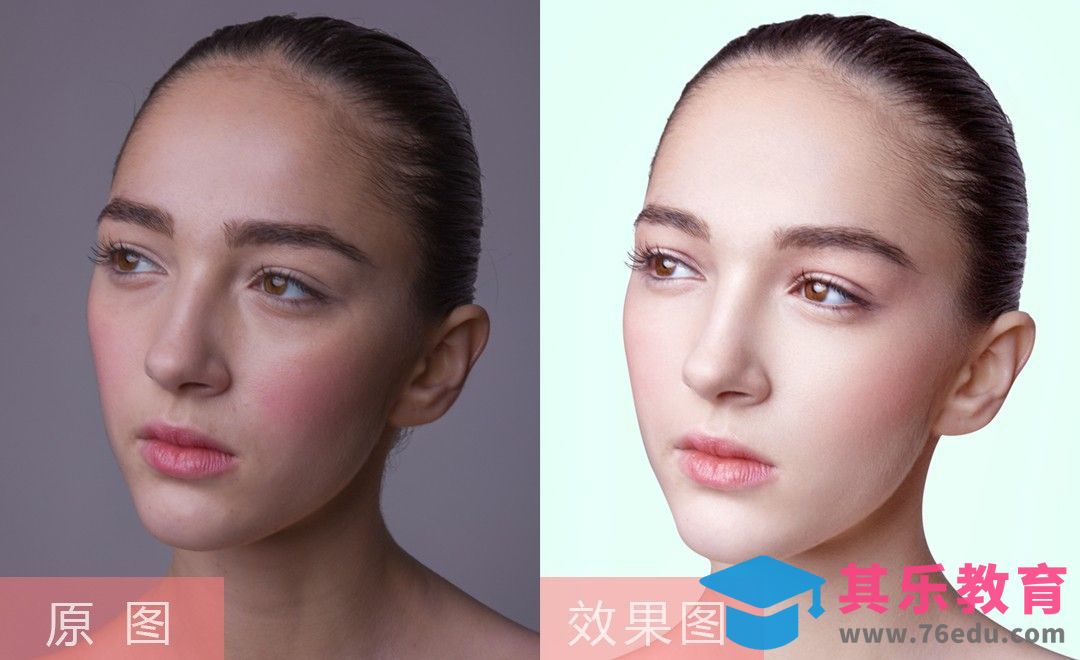 PS-女模特半侧商修练习[虎课网手机摄影入门视频教程][MP4产品摄影教程全集 ]-第1张图片-我要自学网