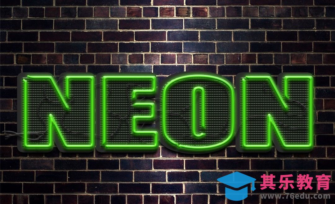PS-NEON[虎课网平面设计视频教程][字体设计教程MP4高清全集 ]-第1张图片-我要自学网