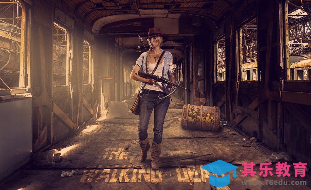 PS-游戏画风女战士[平面设计视频教程][海报设计MP4高清全集 ]-第1张图片-我要自学网