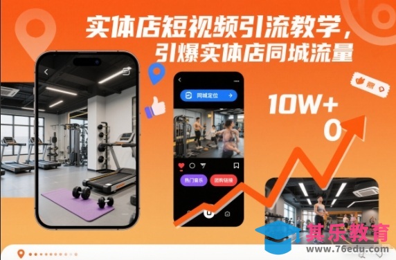 实体店短视频引流教学，引爆实体店同城流量-第1张图片-我要自学网