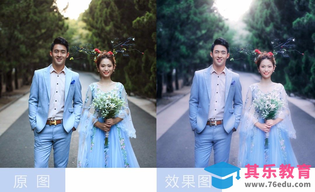 PS-婚纱废片调色思路及修图详解[虎课网手机摄影入门视频教程][MP4产品摄影教程全集 ]-第1张图片-我要自学网