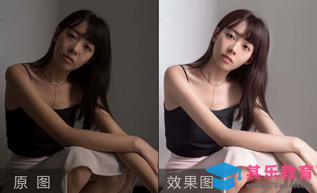 PS-灰暗室内人像后期处理[虎课网手机摄影入门视频教程][MP4产品摄影教程全集 ]-第1张图片-我要自学网