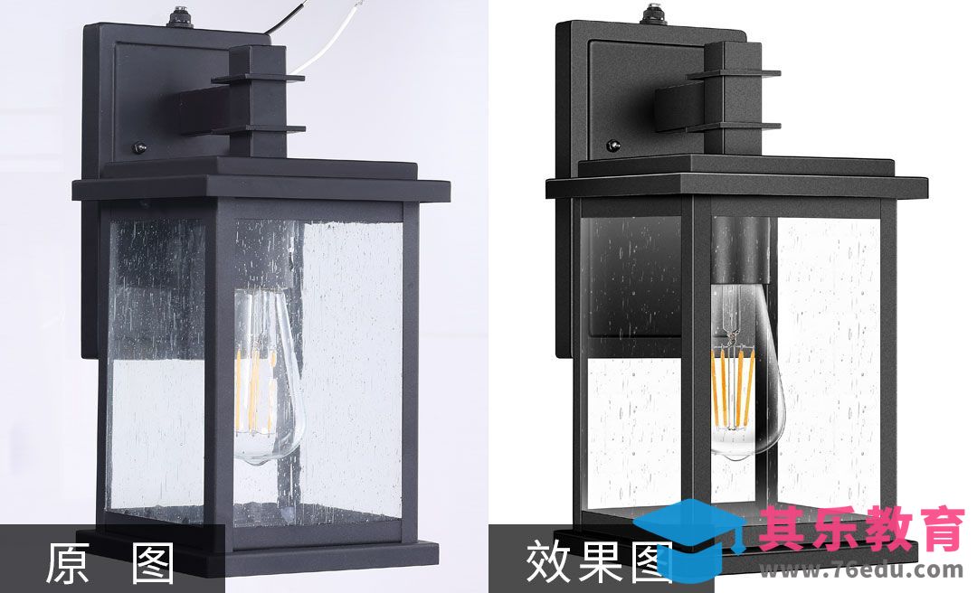 PS-户外灯精修 产品修图[虎课网电商产品精修视频教程][最新PS修图教程全集MP4 ]-第1张图片-我要自学网