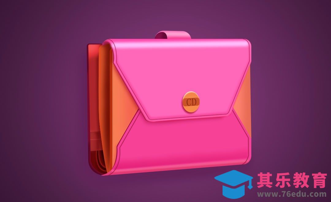 PS-鼠绘-写实玫红色包包绘制[虎课网绘画插画视频教程][ipad商业插画MP4教程全集 ]-第1张图片-我要自学网