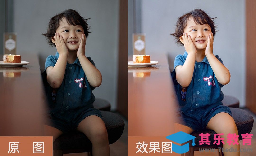 PS-日系卷发儿童精修[虎课网手机摄影入门视频教程][MP4产品摄影教程全集 ]-第1张图片-我要自学网