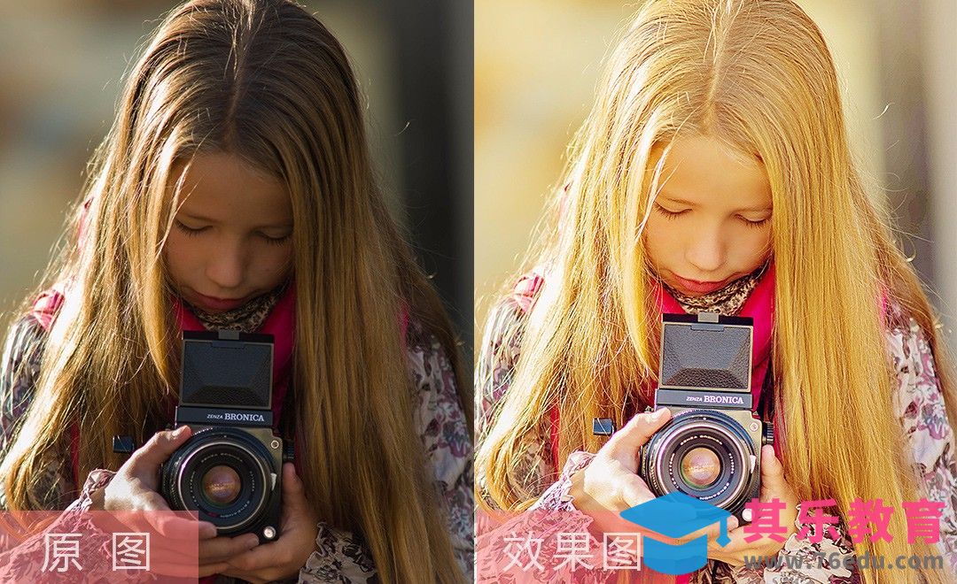 PS-唯美相机女孩后期[虎课网手机摄影入门视频教程][MP4产品摄影教程全集 ]-第1张图片-我要自学网