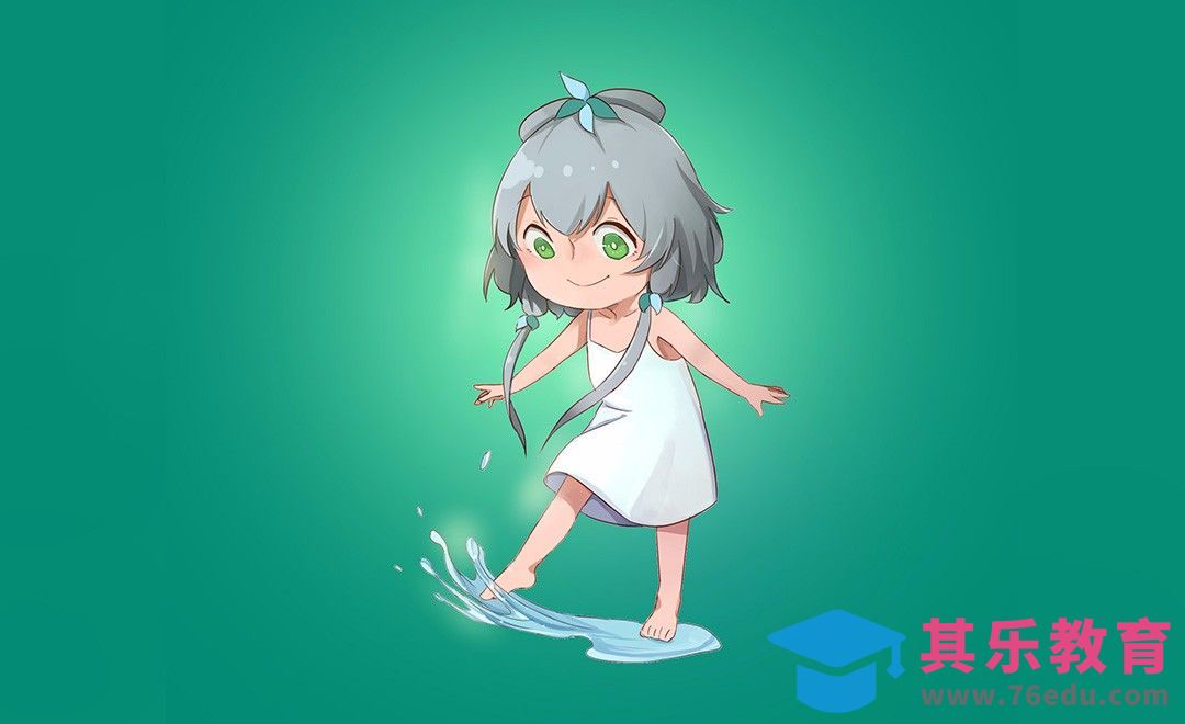 SAI-板绘-日风Q版洛天依绘制教程[虎课网绘画插画视频教程][ipad商业插画MP4教程全集 ]-第1张图片-我要自学网