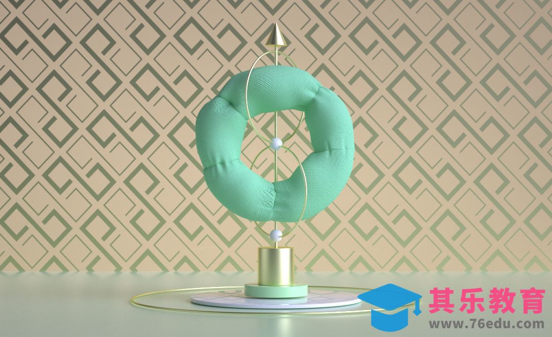 C4D-布料-抽象场景制作[虎课网C4D设计视频教程][产品数码建模MP4教程全集 ]-第1张图片-我要自学网