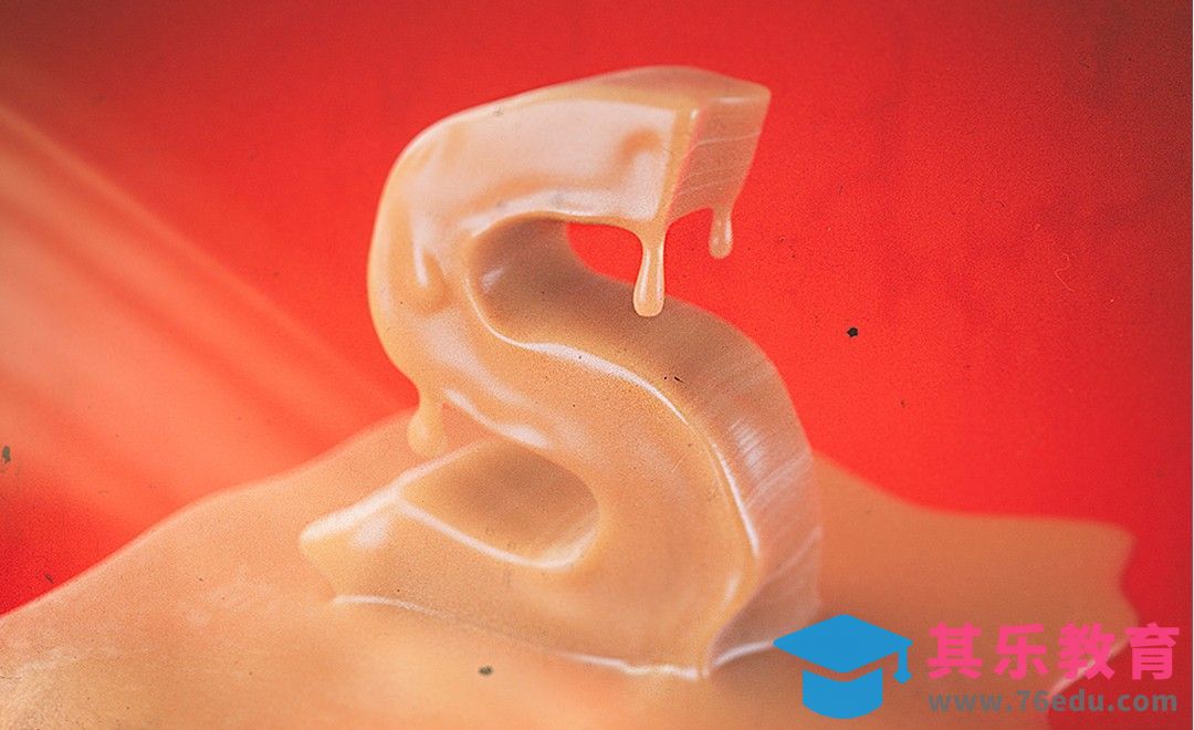 C4D-油蜡质地文字建模及渲染[虎课网C4D设计视频教程][产品数码建模MP4教程全集 ]-第1张图片-我要自学网