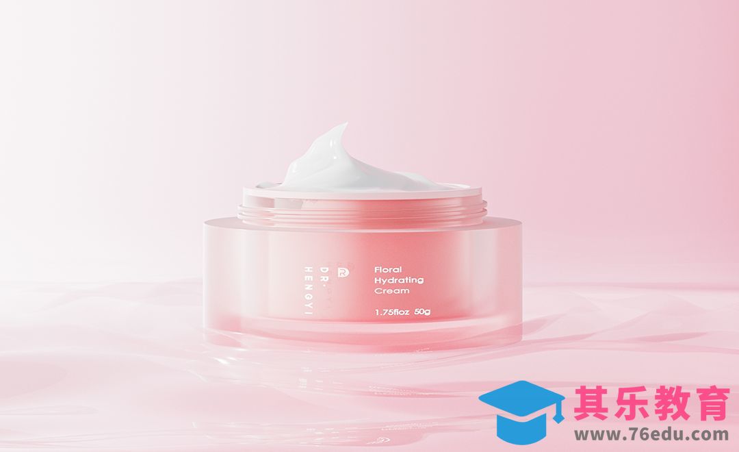 C4D+OC-美妆精华乳水波场景渲染[虎课网C4D设计视频教程][产品数码建模MP4教程全集 ]-第1张图片-我要自学网