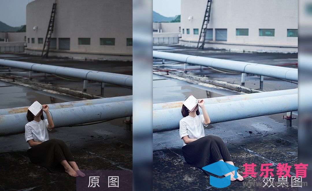 PS-日式清新蓝色调人像摄影后期教程[虎课网手机摄影入门视频教程][MP4产品摄影教程全集 ]-第1张图片-我要自学网