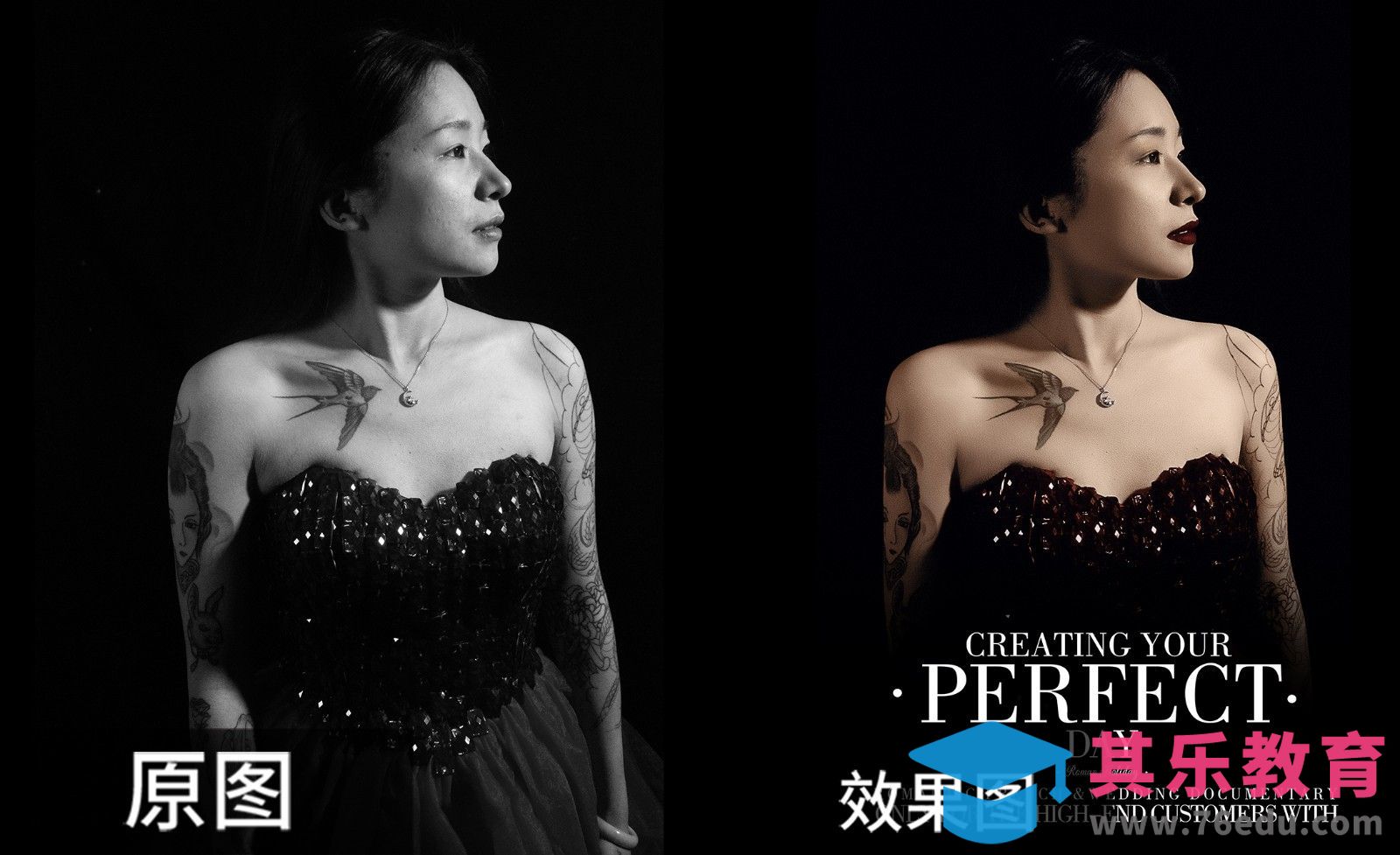 PS-磨皮技法之皮肤色彩还原黑白变彩色[虎课网手机摄影入门视频教程][MP4产品摄影教程全集 ]-第1张图片-我要自学网