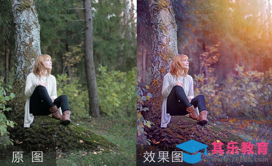 PS-森林户外人像调色[虎课网手机摄影入门视频教程][MP4产品摄影教程全集 ]-第1张图片-我要自学网