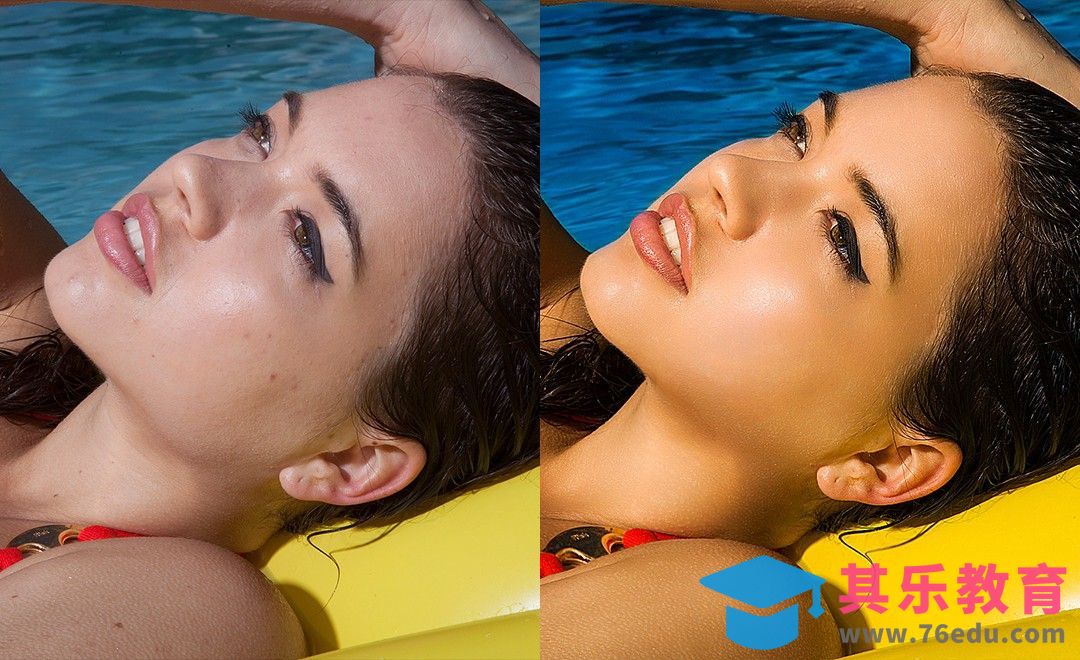 PS-泳池美女后期精修[虎课网手机摄影入门视频教程][MP4产品摄影教程全集 ]-第1张图片-我要自学网