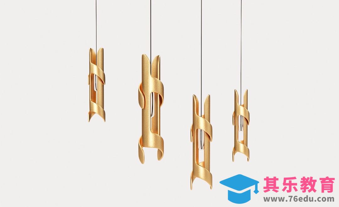 C4D-艺术吊灯建模渲染[虎课网C4D设计视频教程][产品数码建模MP4教程全集 ]-第1张图片-我要自学网