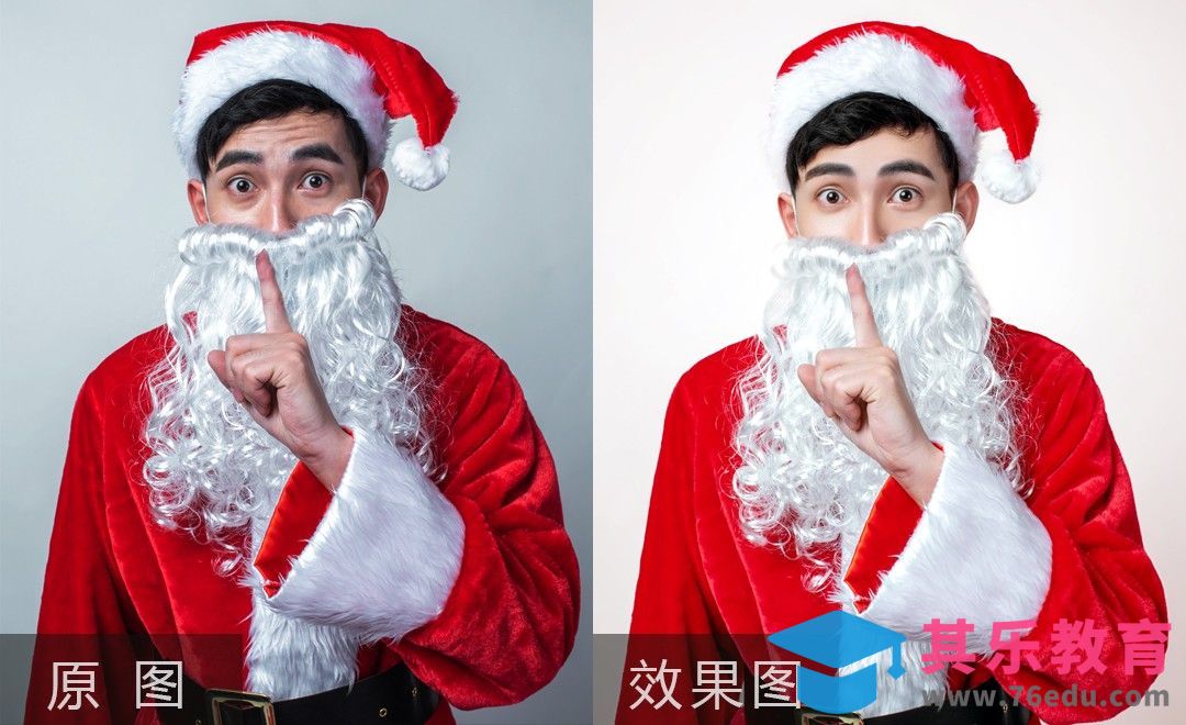 PS-圣诞老人精修[虎课网手机摄影入门视频教程][MP4产品摄影教程全集 ]-第1张图片-我要自学网