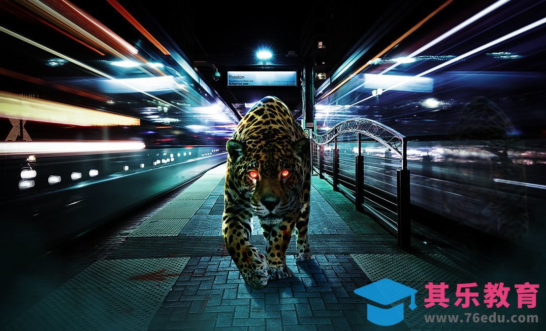 PS-动物图像合成[平面设计视频教程][海报设计MP4高清全集 ]-第1张图片-我要自学网