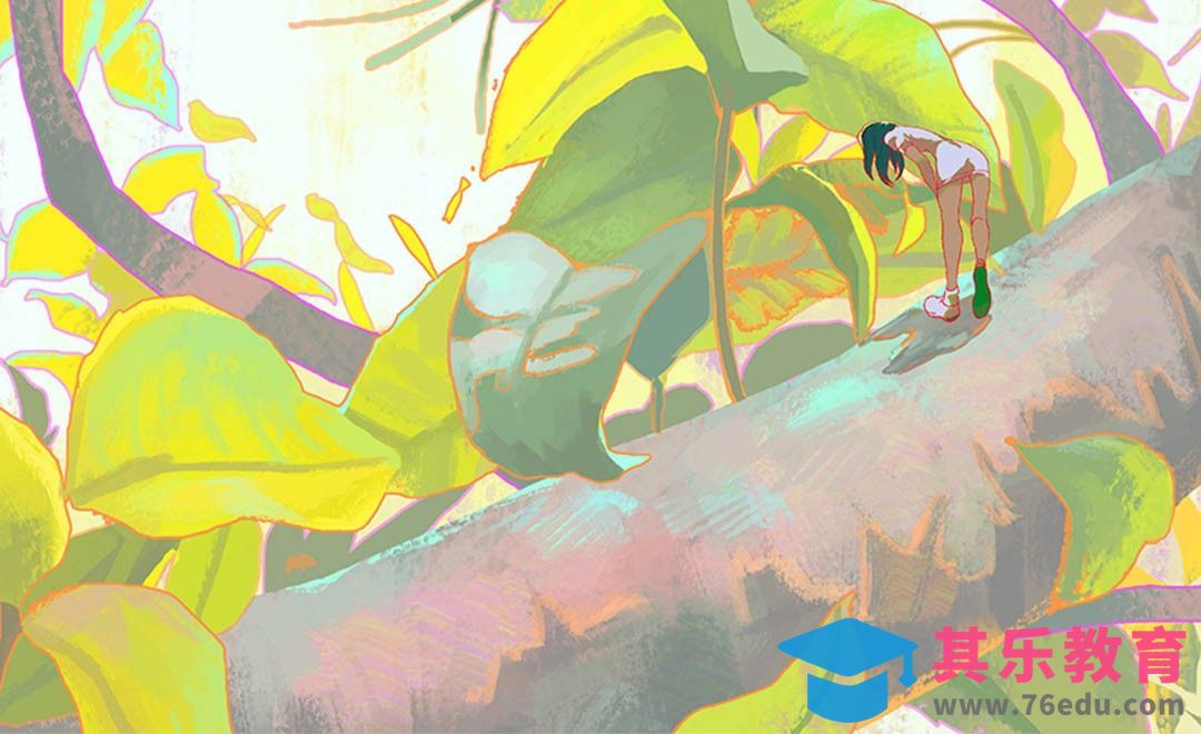 PS-板绘封面插画步骤公开（含思路）[虎课网绘画插画视频教程][ipad商业插画MP4教程全集 ]-第1张图片-我要自学网