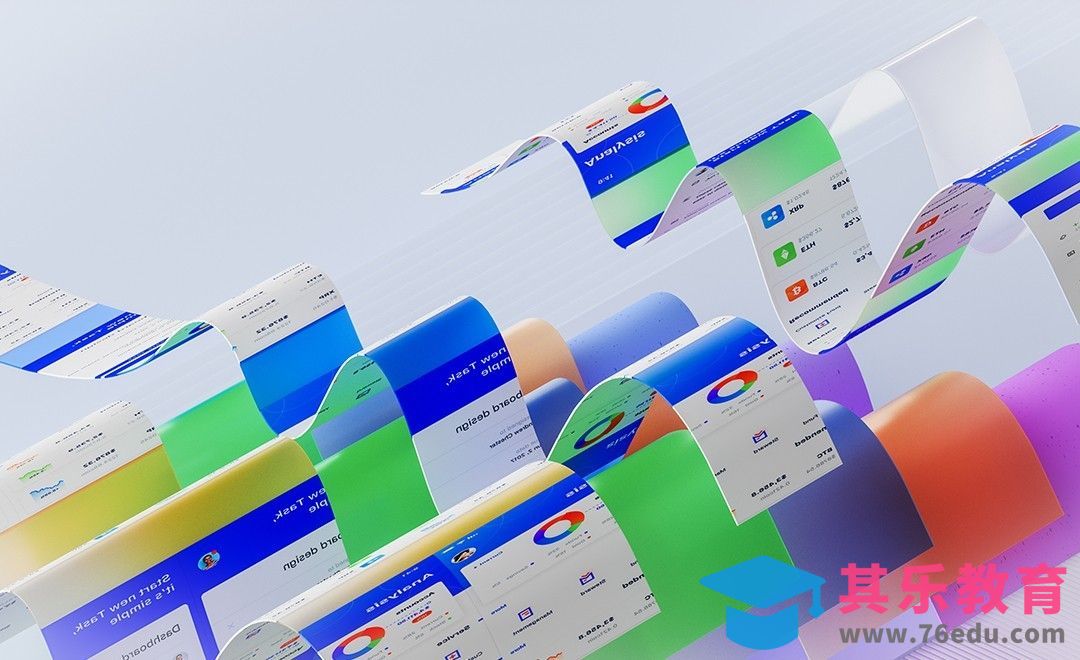 C4D+OC-微软风格动态图[虎课网C4D设计视频教程][产品数码建模MP4教程全集 ]-第1张图片-我要自学网