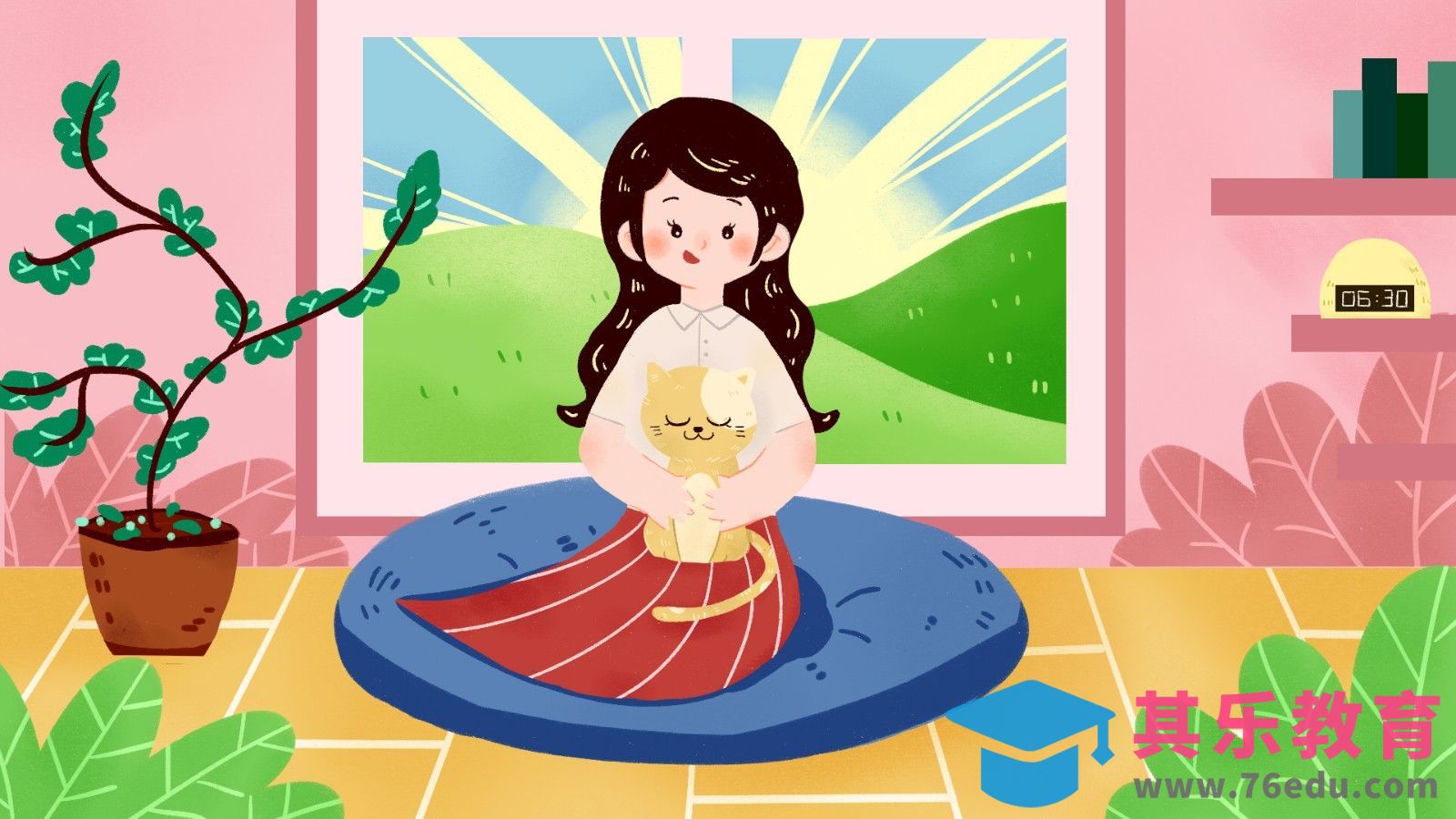 SAI-板绘插画-家居宠物插画[虎课网绘画插画视频教程][ipad商业插画MP4教程全集 ]-第1张图片-我要自学网