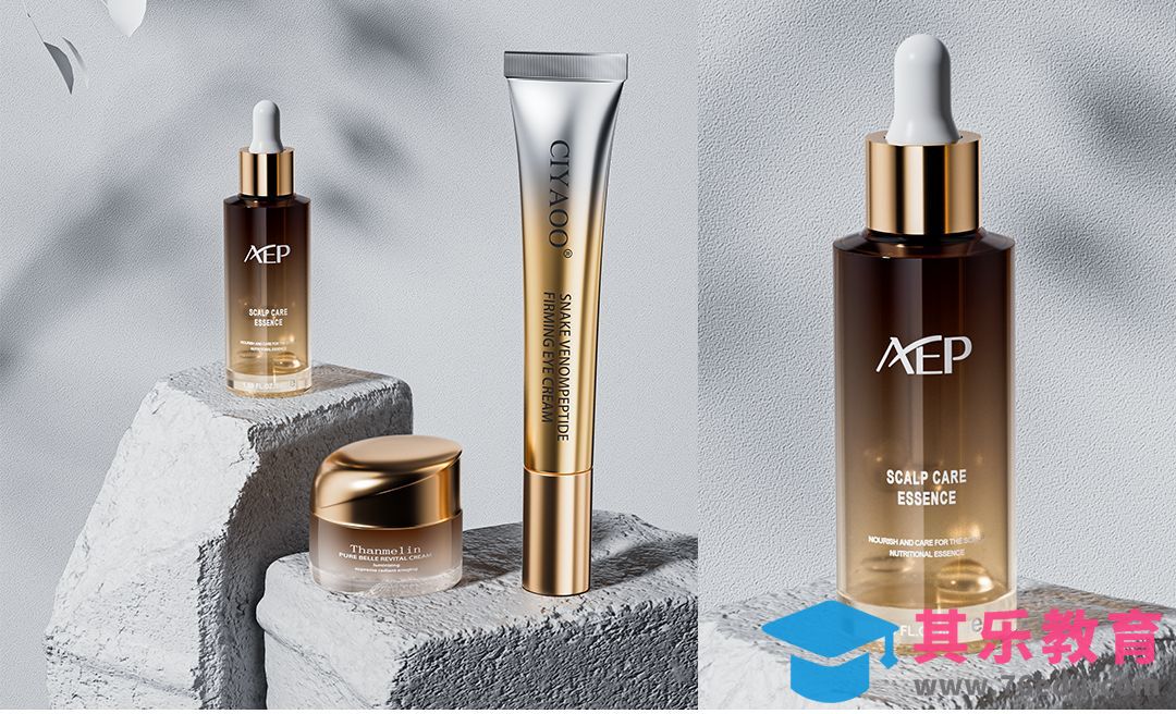 C4D+OC-美妆产品渲染[虎课网C4D设计视频教程][产品数码建模MP4教程全集 ]-第1张图片-我要自学网