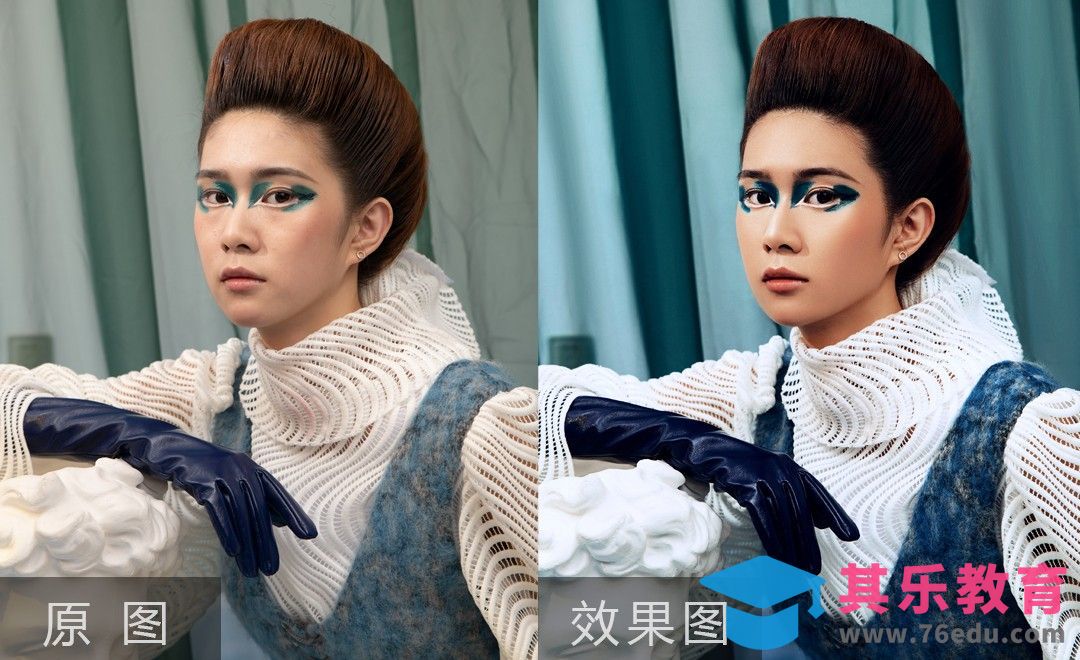 PS-中性灰和高低频结合运用人像精修[虎课网手机摄影入门视频教程][MP4产品摄影教程全集 ]-第1张图片-我要自学网