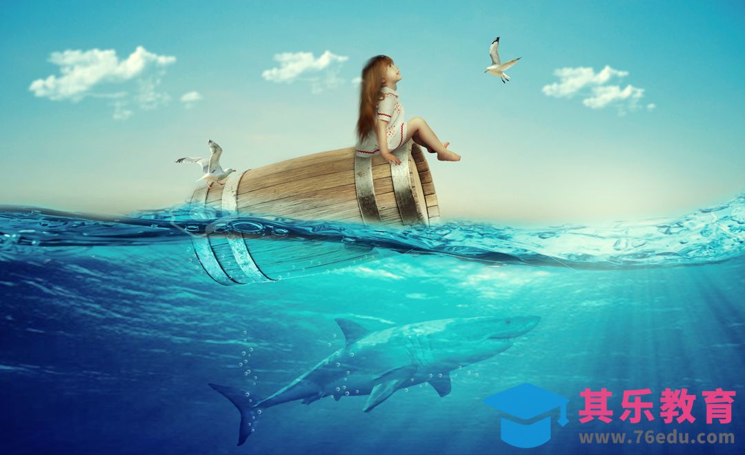 PS-漂流女孩[虎课网平面设计视频教程][图片排版配色MP4高清全集 ]-第1张图片-我要自学网