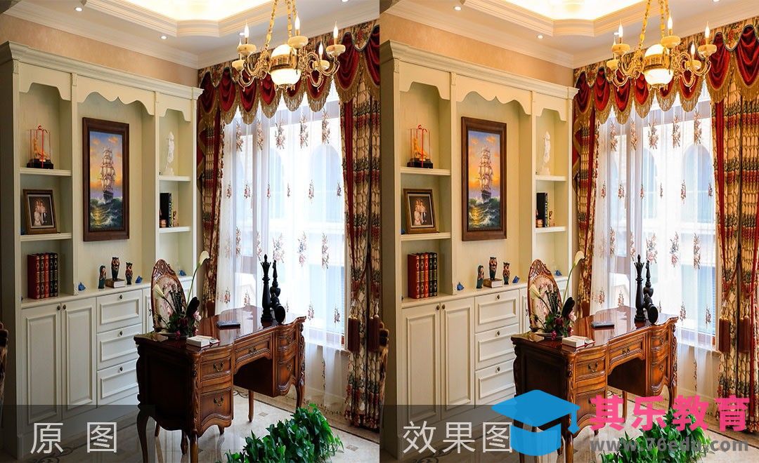 PS-商品房书房后期调色修片[虎课网手机摄影入门视频教程][MP4产品摄影教程全集 ]-第1张图片-我要自学网