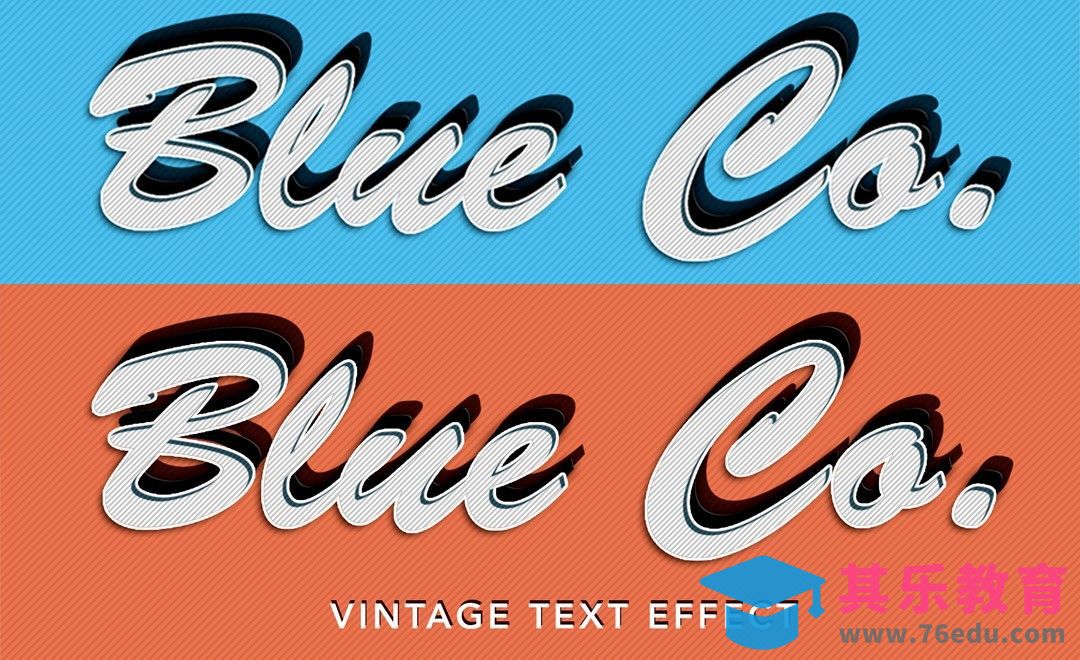 PS-复古风英文字体设计[虎课网最新视频教程][免费高清MP4教程全集 ]-第1张图片-我要自学网