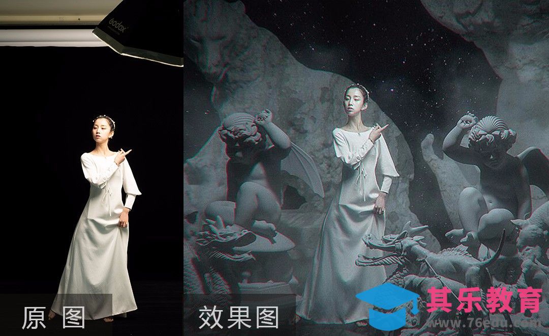 C4D+PS-舞台人像后期合成[虎课网手机摄影入门视频教程][MP4产品摄影教程全集 ]-第1张图片-我要自学网